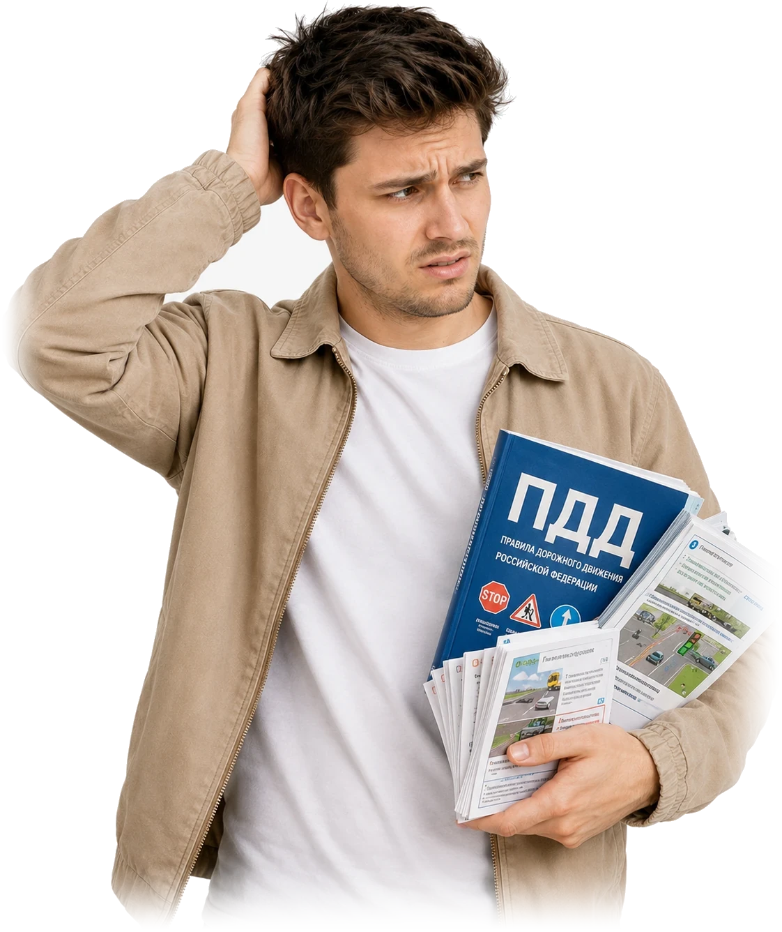 Человек запутался в теории ПДД