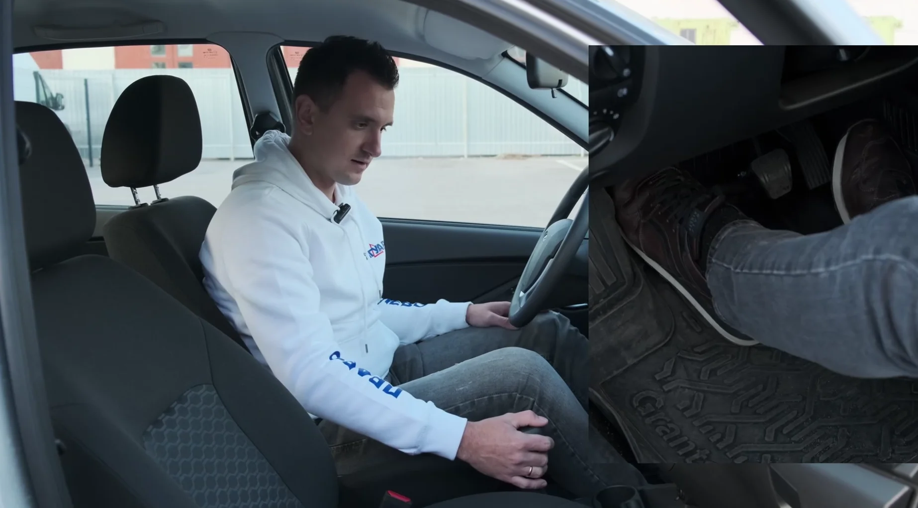 Знакомство с автомобилем перед началом практики