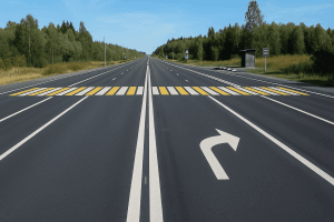 Дорожная размтетка